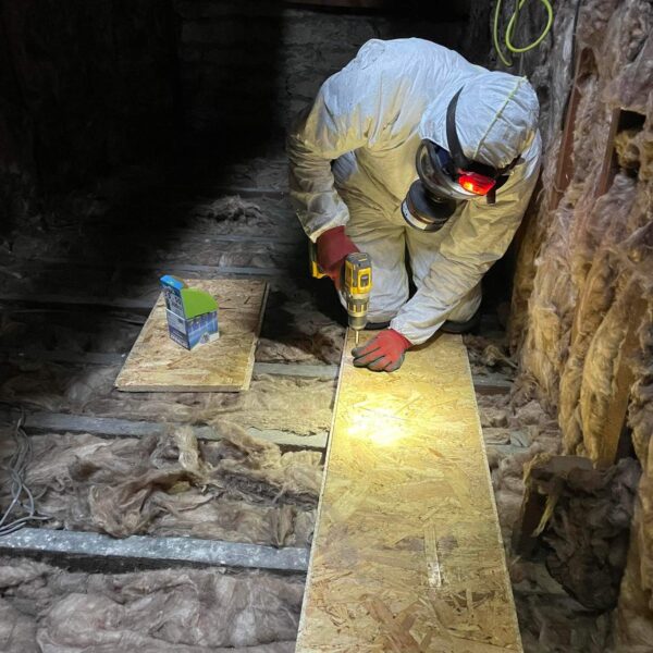 7 laying of walkway